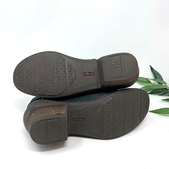 ***SOLD*** Teva Black Harness Heel Ankle Boot 6.5 - Picture 8 of 8